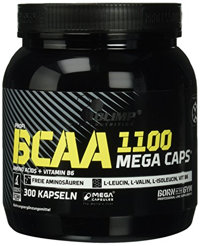 Olimp BCAA Mega Caps 1100, 300 Kapseln, 1er Pack (1 x 384 g)