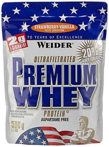Weider, Premium Whey Protein, Erdbeer-Vanille, 1er Pack (1x 500g)