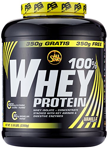 All Stars 100% Whey Protein, Vanille, 1er Pack (1 x 2350 g)