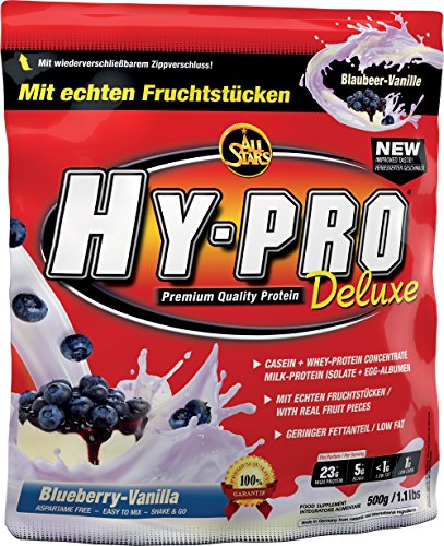All Stars Hy-Pro Deluxe Protein, Blaubeer-Vanille, 1er Pack (1 x 500 g)