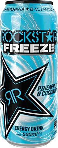 Rockstar Energy Drink Pineapple & Coconut Freeze, 6er Pack (6 x 500 g)